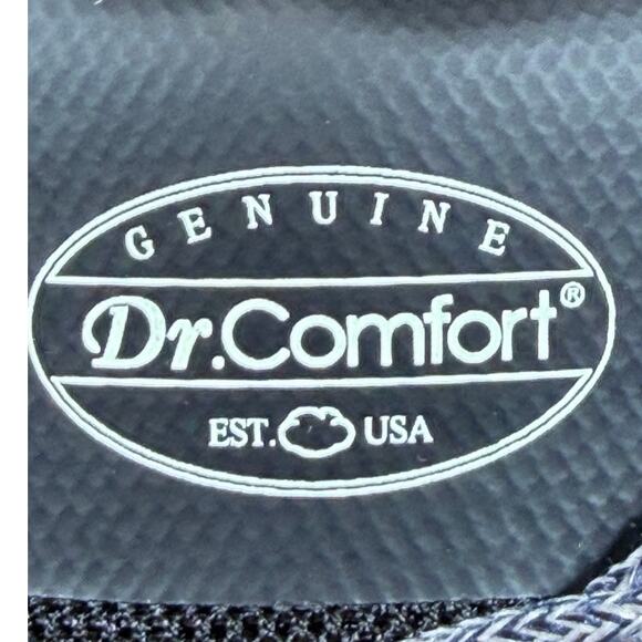 Dr. Comfort Men\'s Black 12W Lace Up Walking Sneakers Comfort Diabetic Shoes Fit main image 6